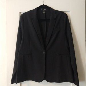 Aqua Black Blazer - Size L